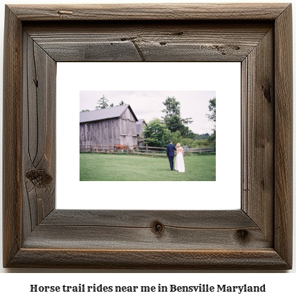 horse trail rides near me in Bensville, Maryland